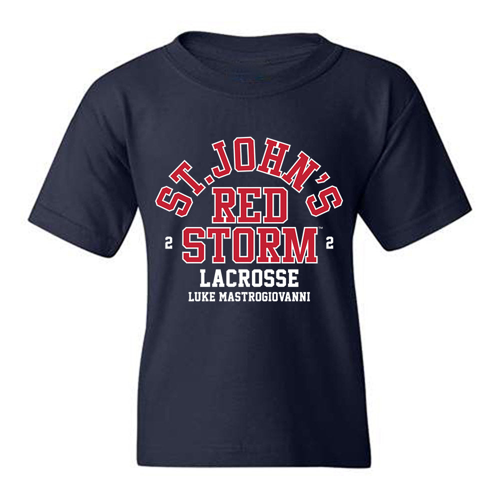 St. Johns - NCAA Men's Lacrosse : Luke Mastrogiovanni - Classic Fashion Shersey Youth T-Shirt-0