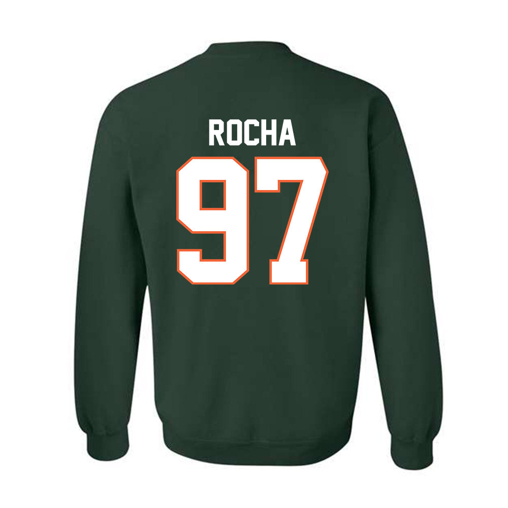 Miami - NCAA Football : Will Rocha - Classic Shersey Crewneck Sweatshirt-1