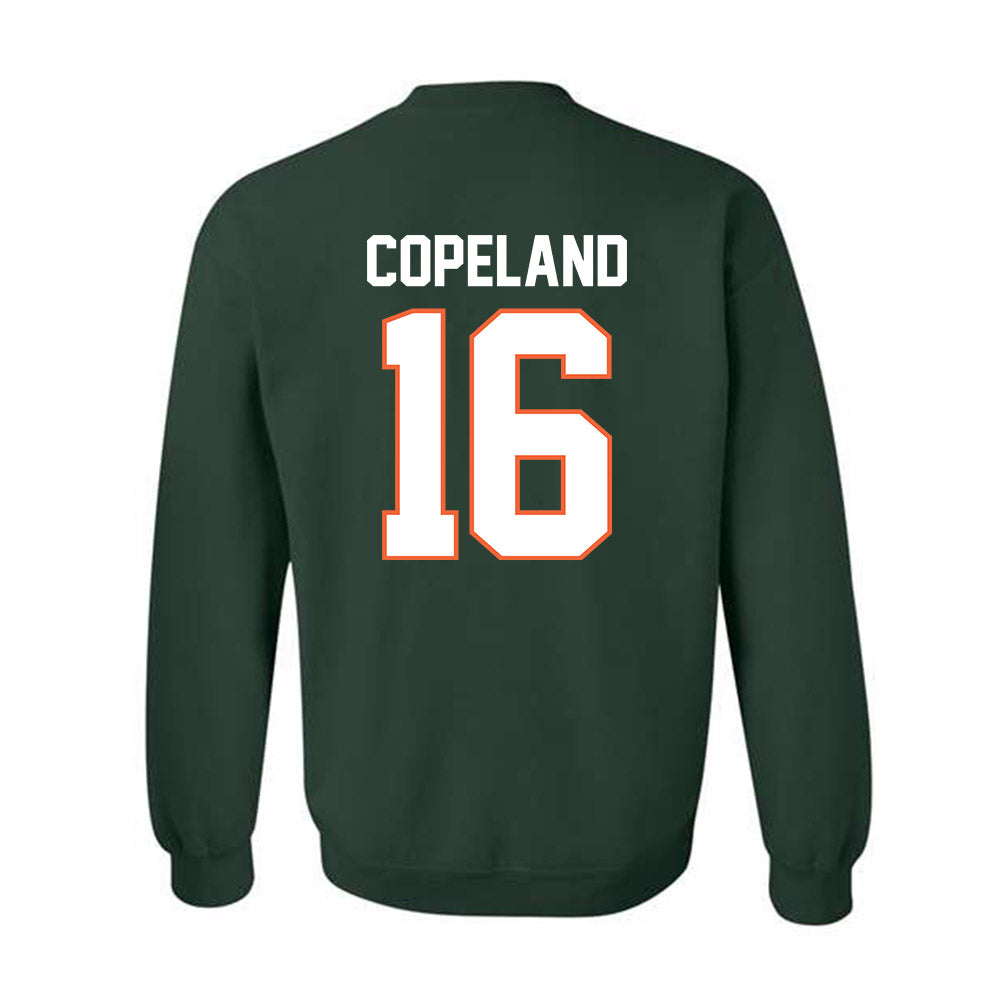 Miami - NCAA Baseball : Cian Copeland - Classic Shersey Crewneck Sweatshirt-1