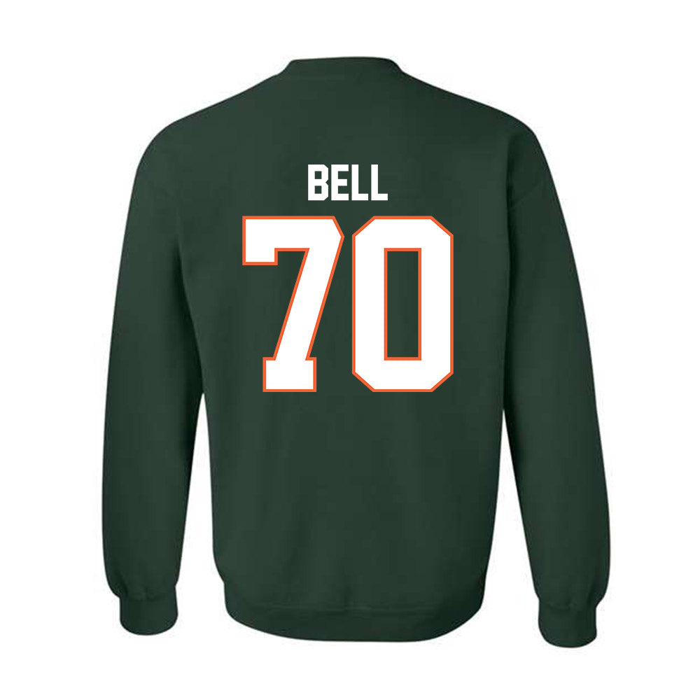 Miami - NCAA Football : Markel Bell - Classic Shersey Crewneck Sweatshirt-1