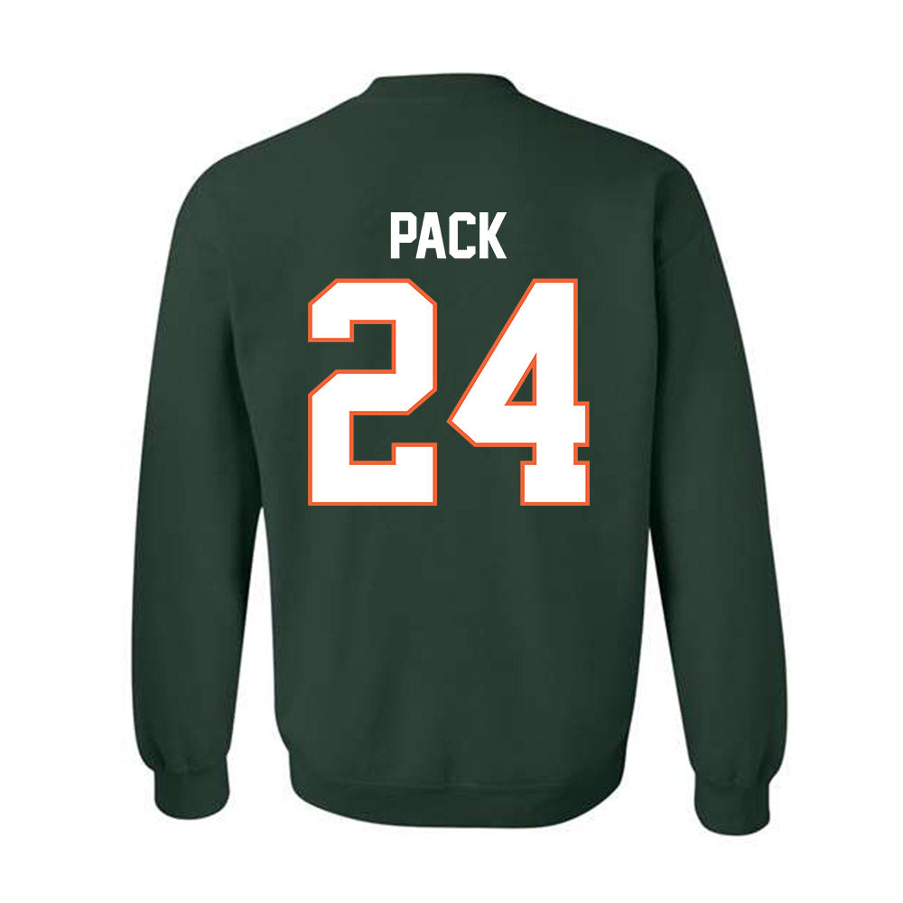 Miami - NCAA Men's Basketball : Nijel Pack - Classic Shersey Crewneck Sweatshirt