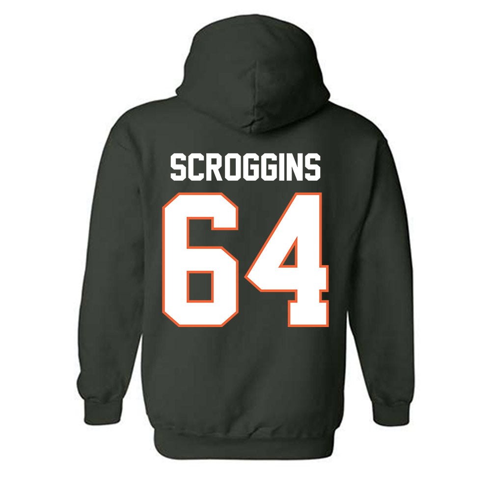 Miami - NCAA Football : Ralph Scroggins - Classic Shersey Hooded Sweatshirt-1