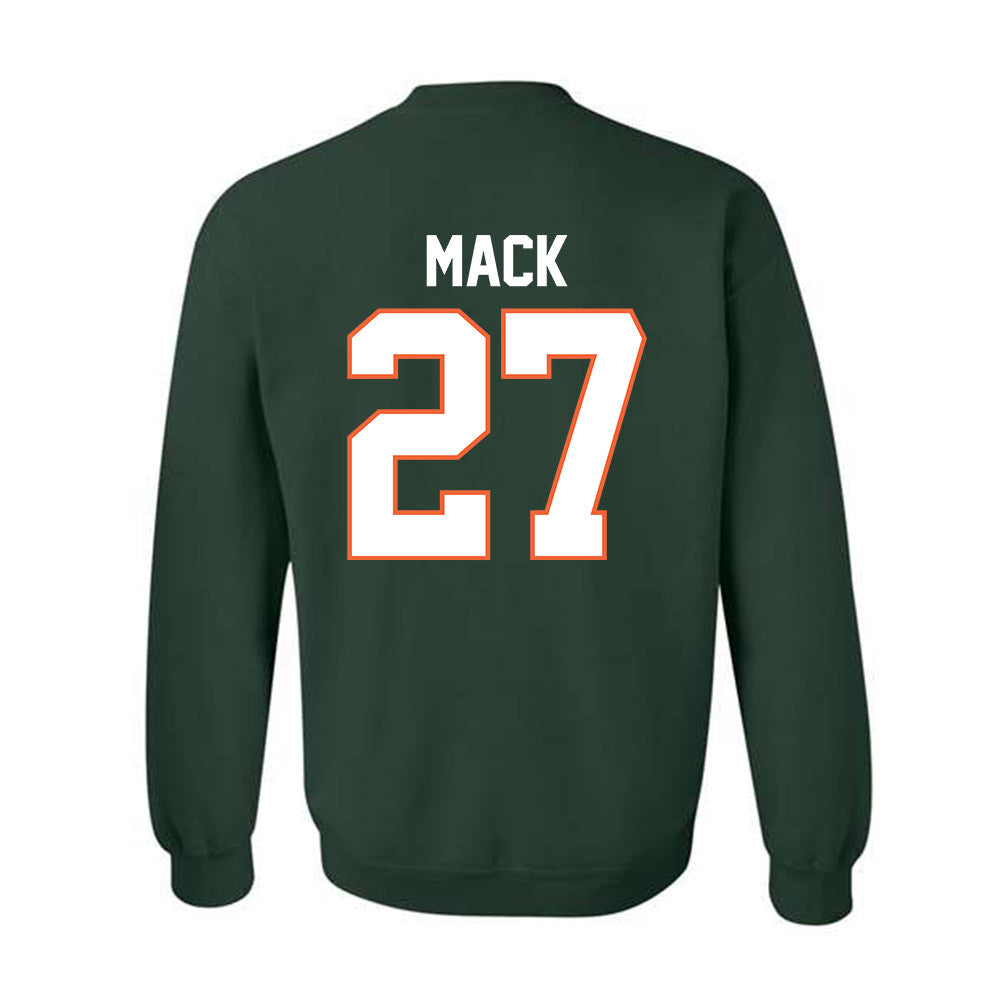 Miami - NCAA Football : Ryan Mack - Classic Shersey Crewneck Sweatshirt-1