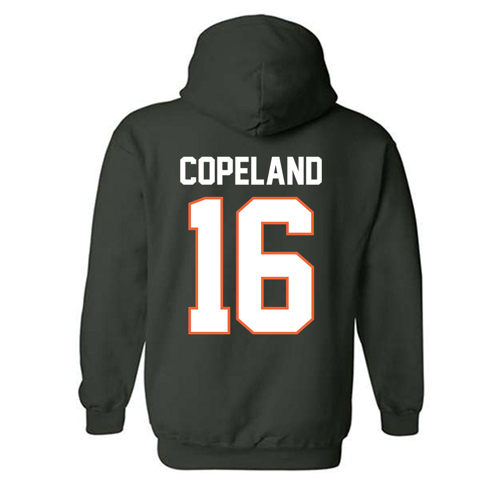 Miami - NCAA Baseball : Cian Copeland - Classic Shersey Hooded Sweatshirt-1