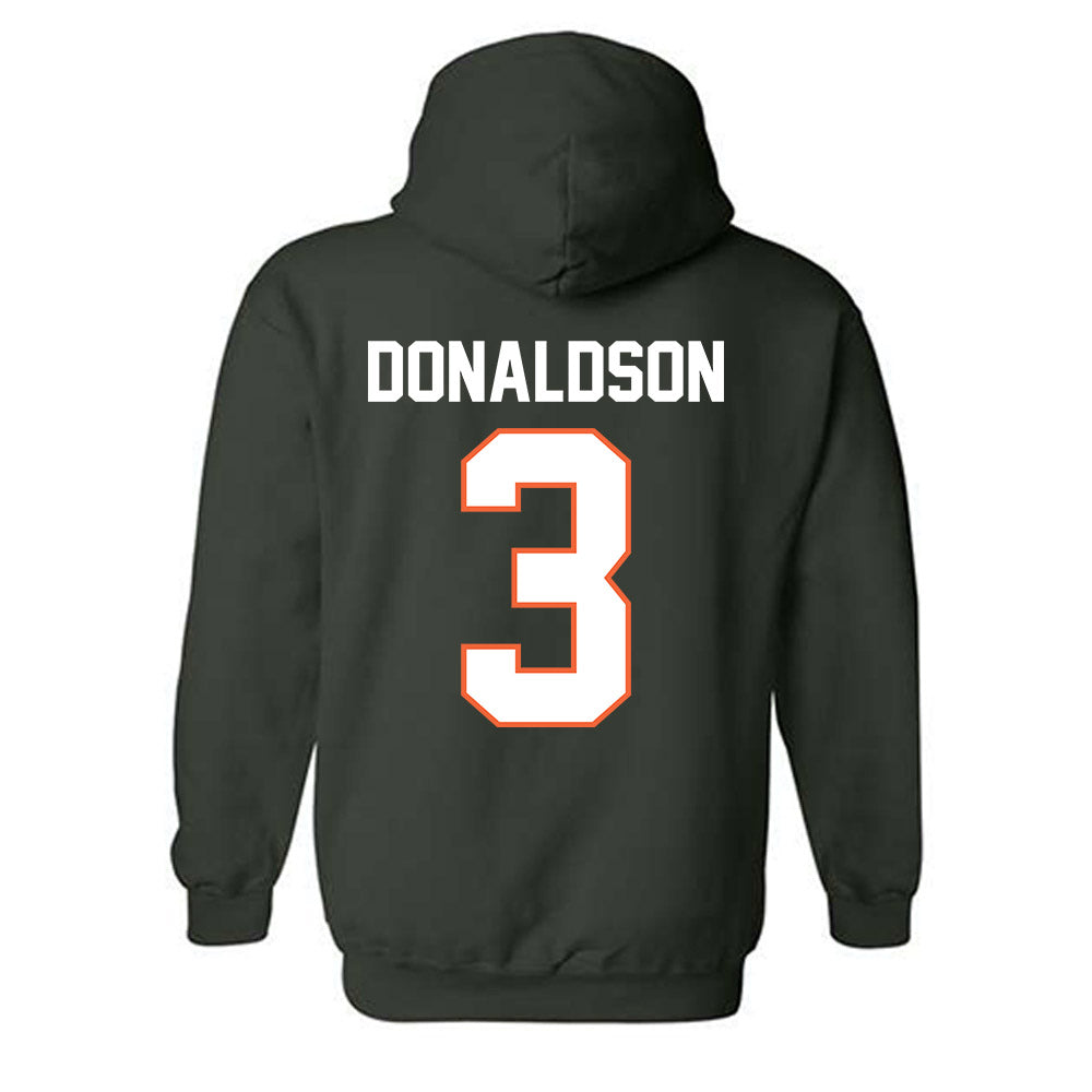 Miami - NCAA Men's Basketball : Tre Donaldson - Classic Shersey Hooded Sweatshirt-1