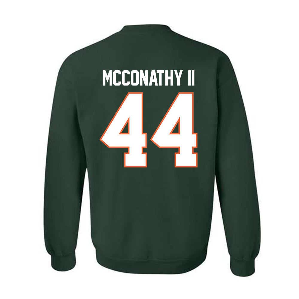 Miami - NCAA Football : Cole McConathy II - Classic Shersey Crewneck Sweatshirt-1