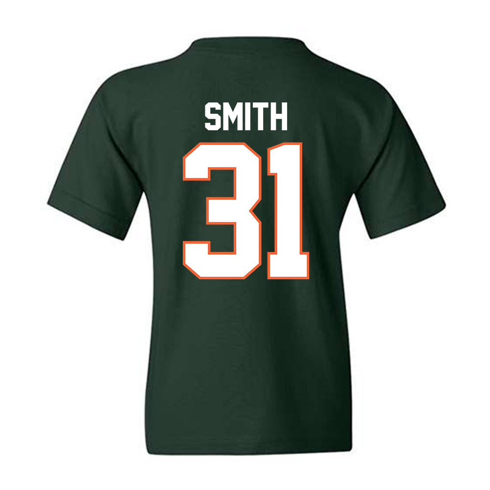 Miami - NCAA Baseball : Will Smith - Classic Shersey Youth T-Shirt-1