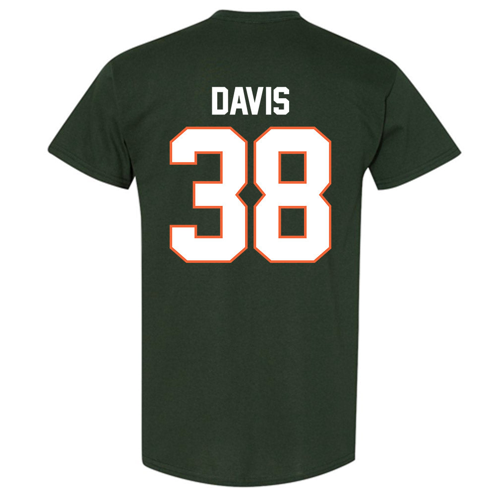Miami - NCAA Football : Carter Davis - Classic Shersey T-Shirt-1