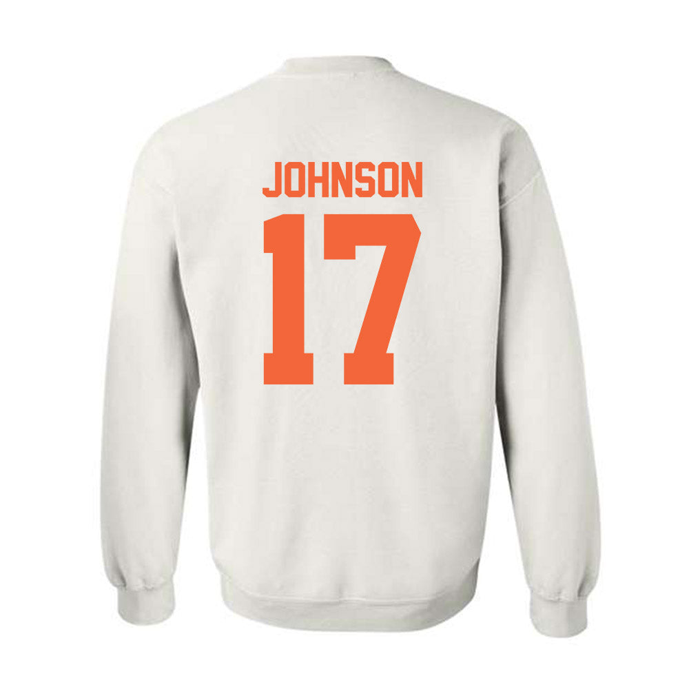 Miami - NCAA Football : Tony Johnson - Classic Shersey Crewneck Sweatshirt-1