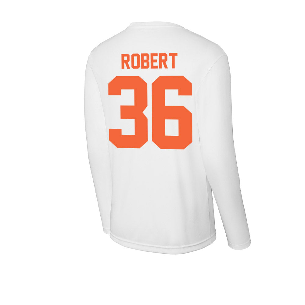 Miami - NCAA Baseball : Nick Robert - Classic Shersey Activewear Long Sleeve T-Shirt-1