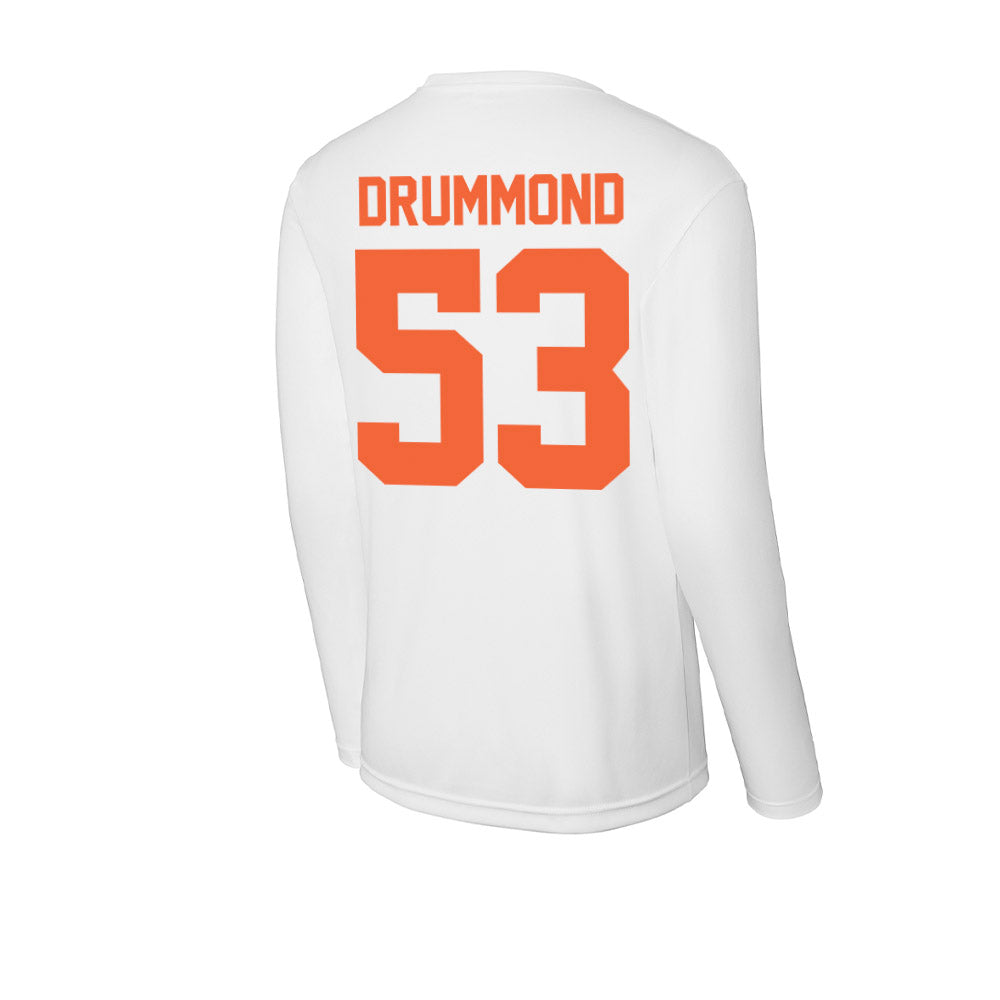 Miami - NCAA Baseball : Lj Drummond - Classic Shersey Activewear Long Sleeve T-Shirt-1