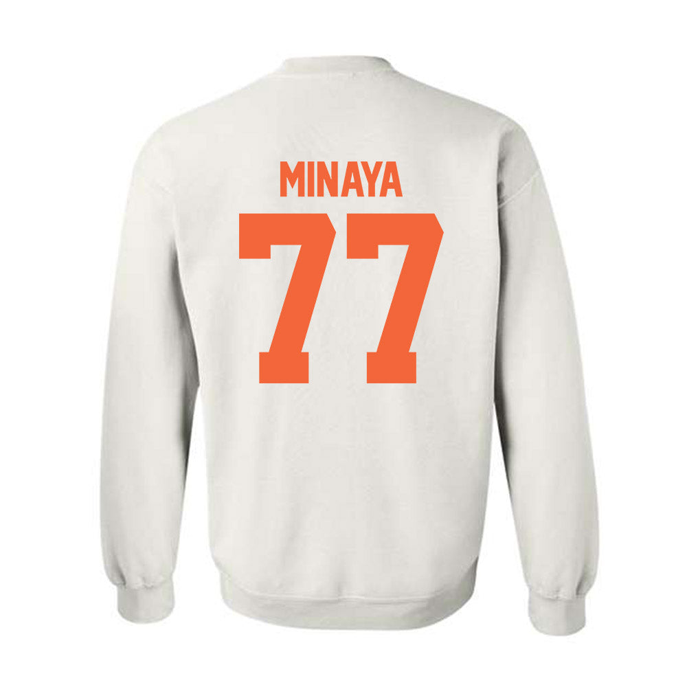 Miami - NCAA Football : Juan Minaya - Classic Shersey Crewneck Sweatshirt-1