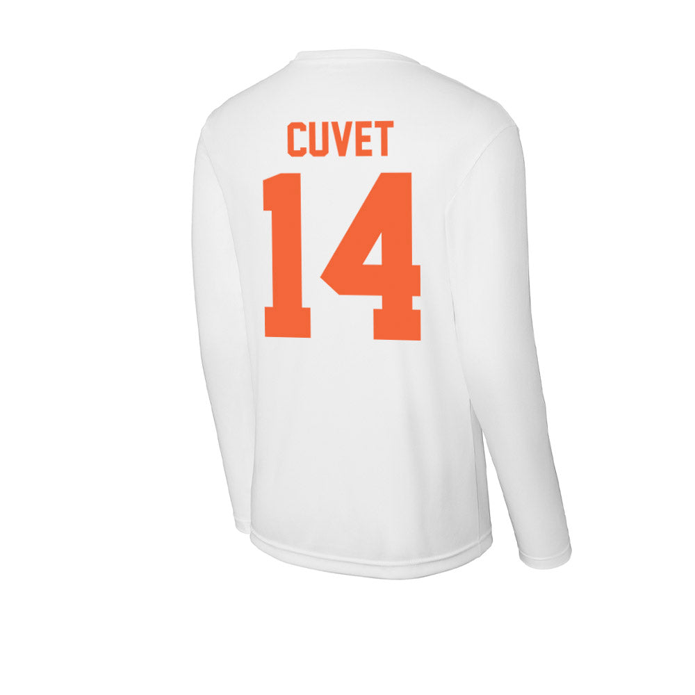 Miami - NCAA Baseball : Daniel Cuvet - Classic Shersey Activewear Long Sleeve T-Shirt-1