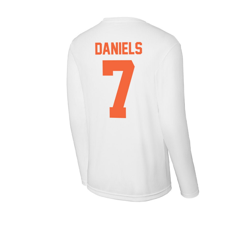 Miami - NCAA Football : CJ Daniels - Classic Shersey Activewear Long Sleeve T-Shirt-1