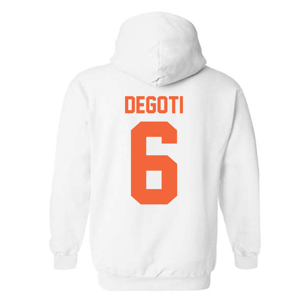 Miami - NCAA Baseball : Brandon DeGoti - Classic Shersey Hooded Sweatshirt-1