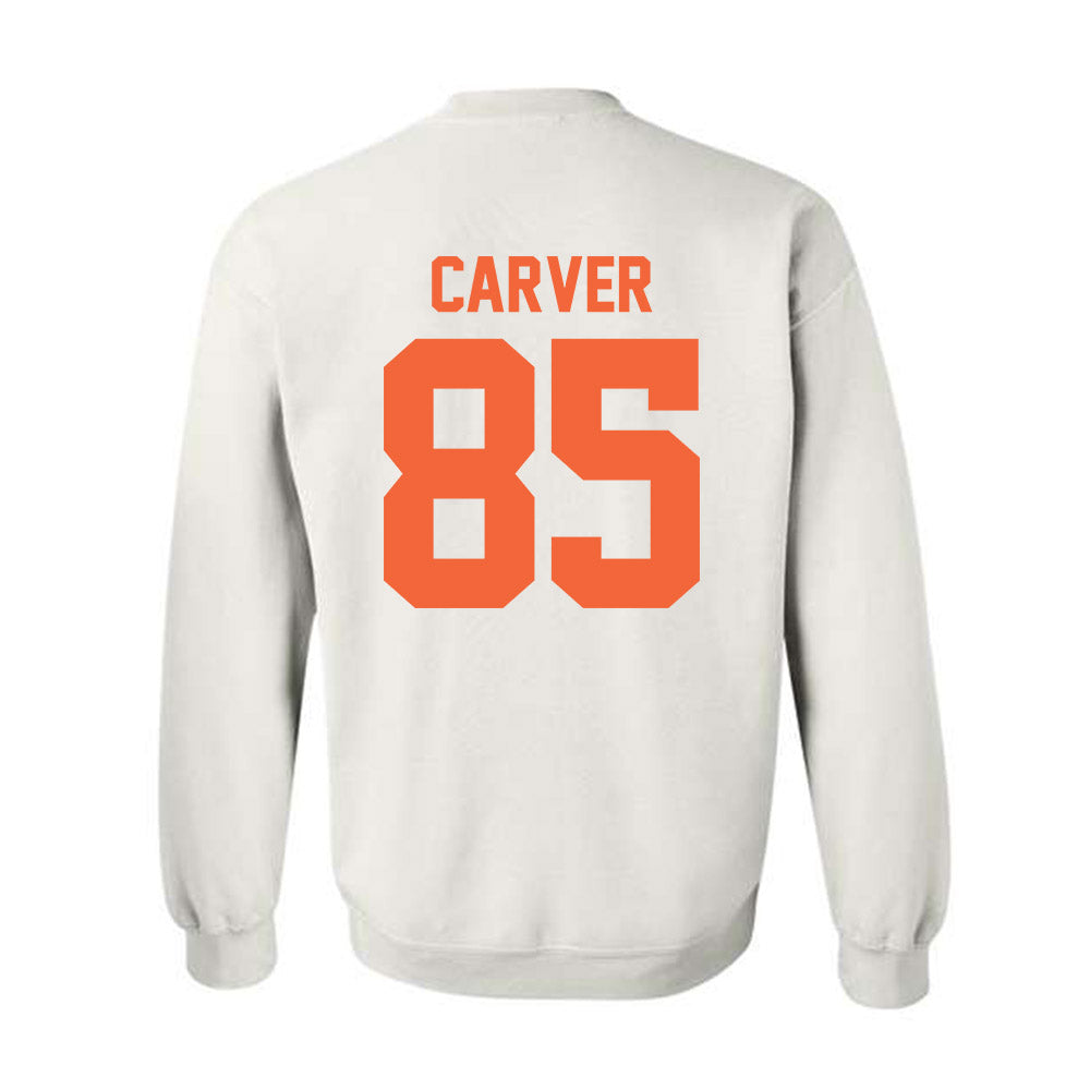 Miami - NCAA Football : Jackson Carver - Classic Shersey Crewneck Sweatshirt