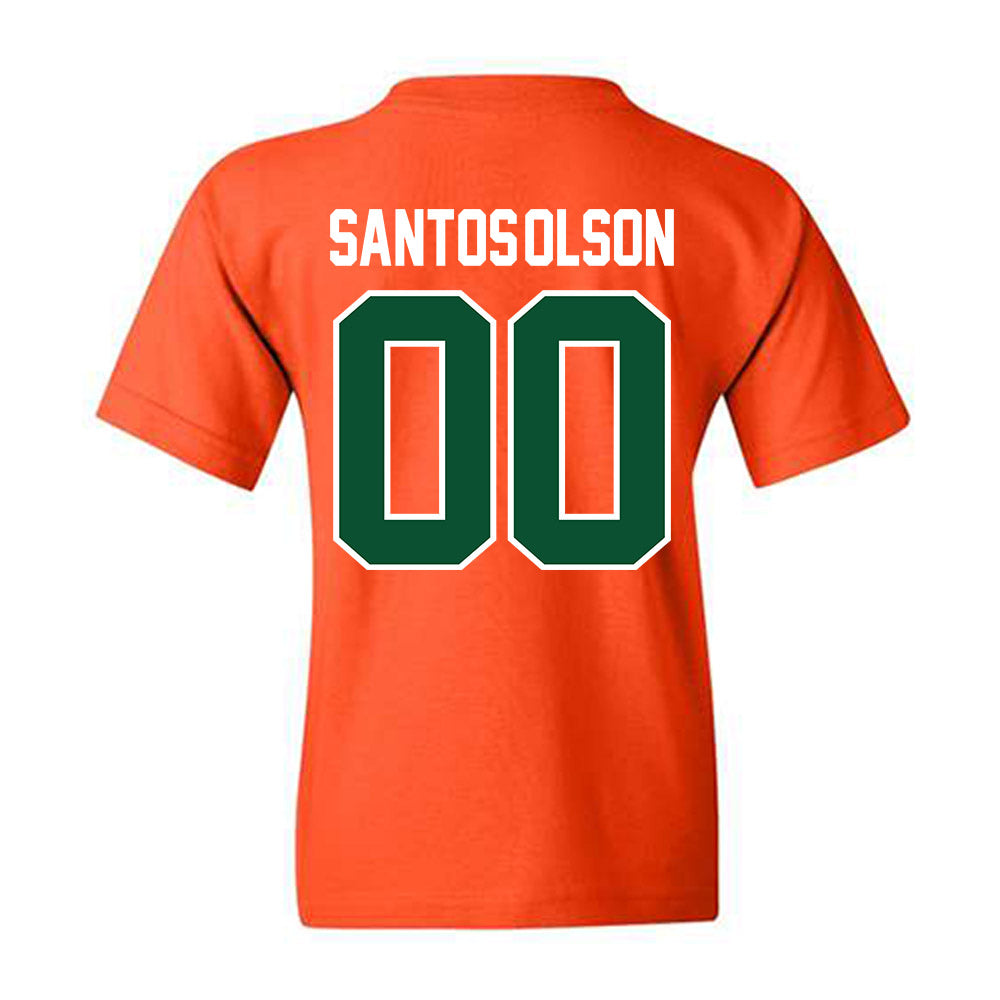 Miami - NCAA Baseball : Sebastian Santos-Olson - Classic Shersey Youth T-Shirt-1