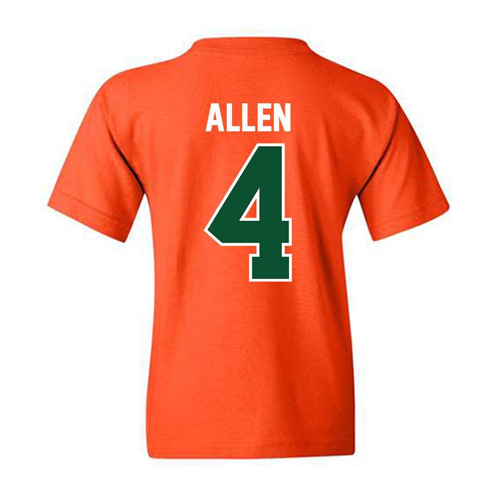 Miami - NCAA Men's Basketball : Marcus Allen - Classic Shersey Youth T-Shirt-1