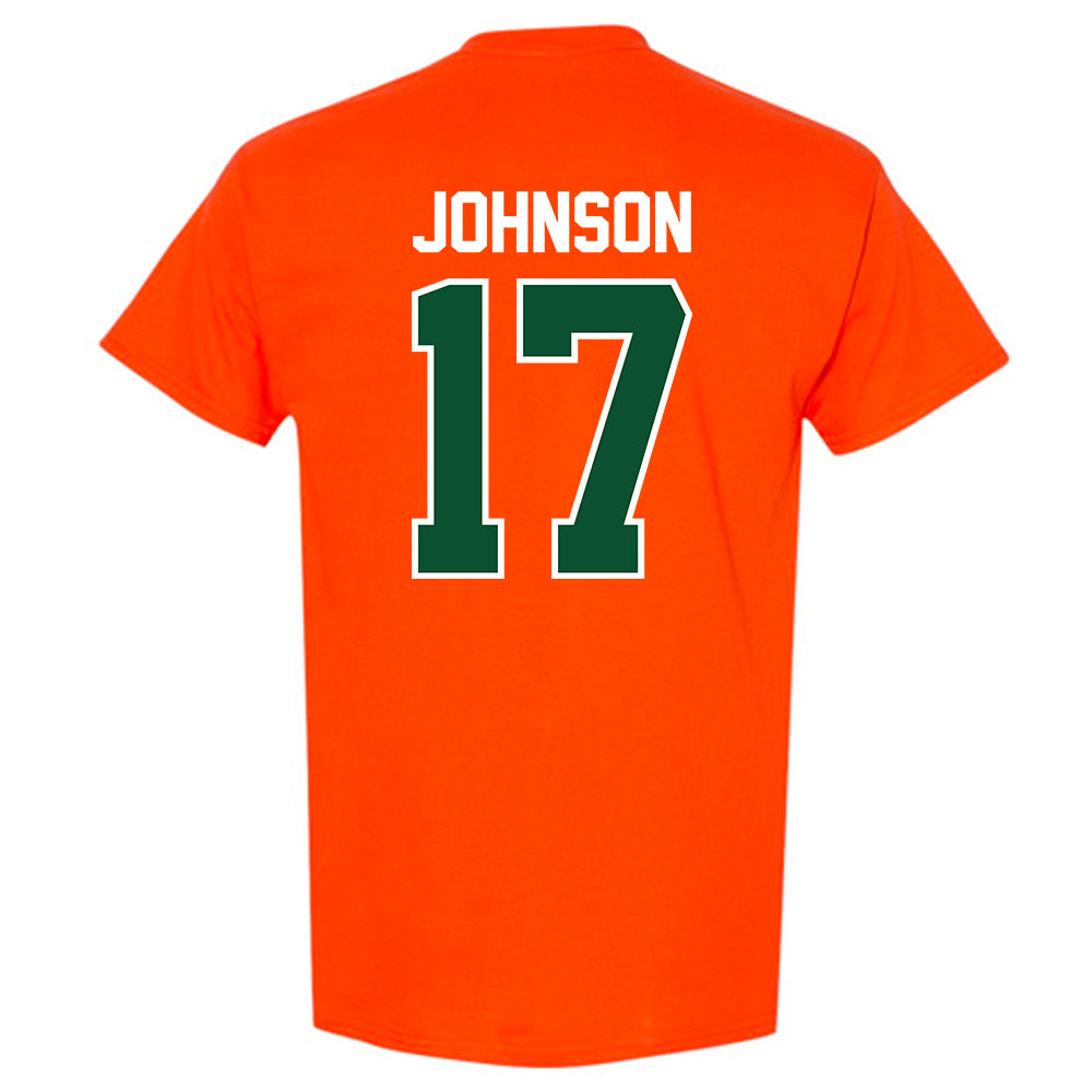 Miami - NCAA Football : Tony Johnson - Classic Shersey T-Shirt-1