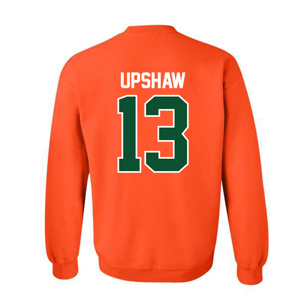 Miami - NCAA Football : Daylyn Upshaw - Classic Shersey Crewneck Sweatshirt-1