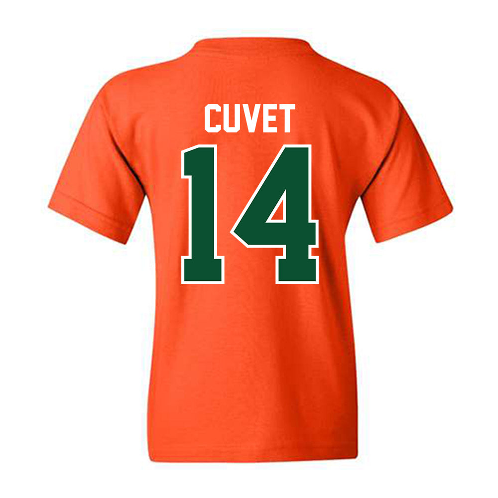 Miami - NCAA Baseball : Daniel Cuvet - Classic Shersey Youth T-Shirt-1
