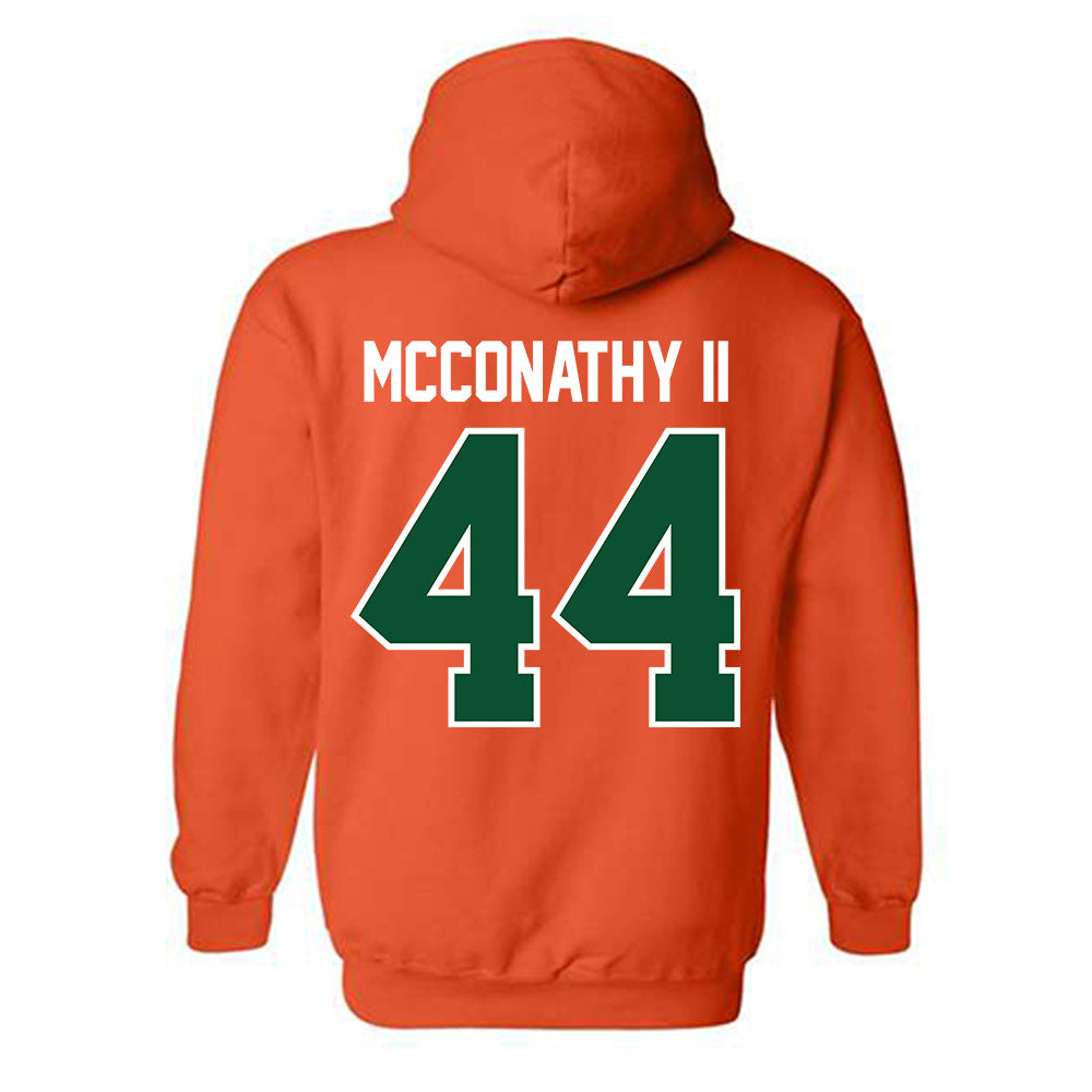 Miami - NCAA Football : Cole McConathy II - Classic Shersey Hooded Sweatshirt-1