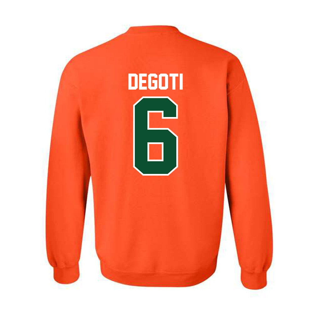 Miami - NCAA Baseball : Brandon DeGoti - Classic Shersey Crewneck Sweatshirt-1
