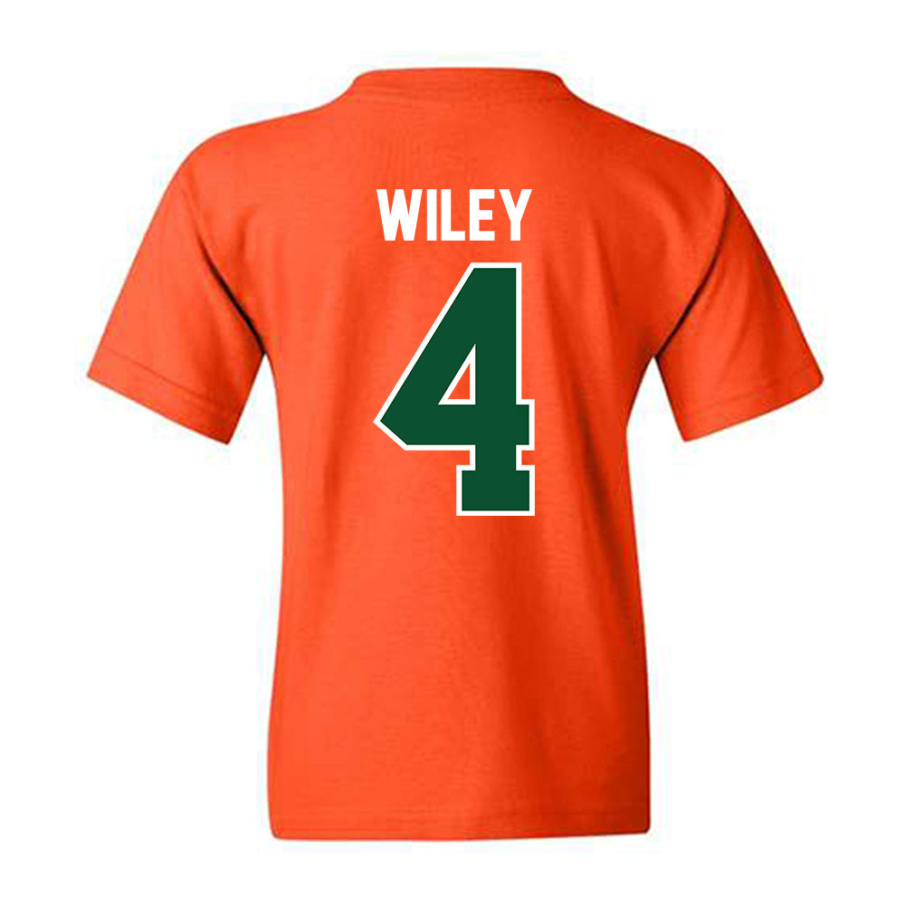 Miami - NCAA Women's Volleyball : Logan Wiley - Classic Shersey Youth T-Shirt-1