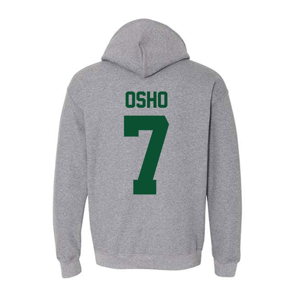 Miami - NCAA Women's Basketball : Danielle Osho - Classic Shersey Hooded Sweatshirt-1