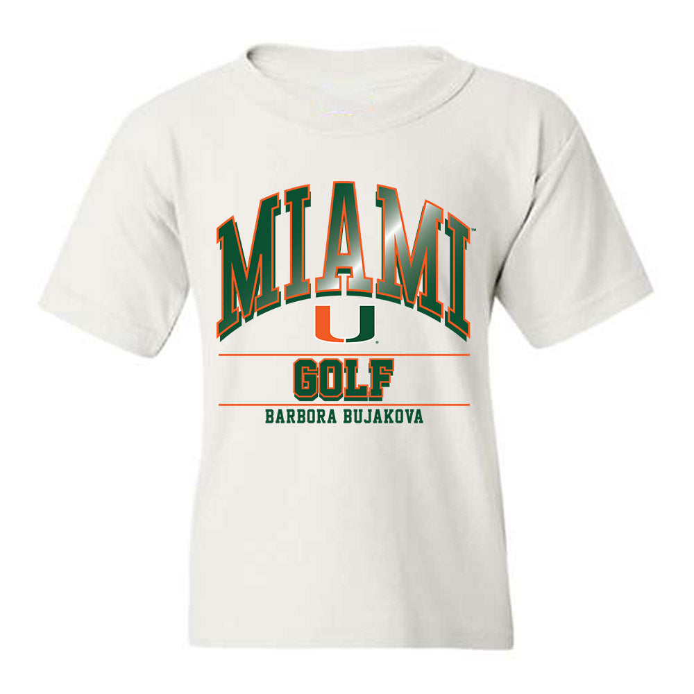 Miami - NCAA Women's Golf : Barbora Bujakova - Classic Fashion Shersey Youth T-Shirt-0
