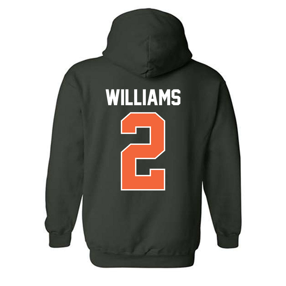 Miami - NCAA Baseball : Derek Williams - Sports Shersey Hooded Sweatshirt-1