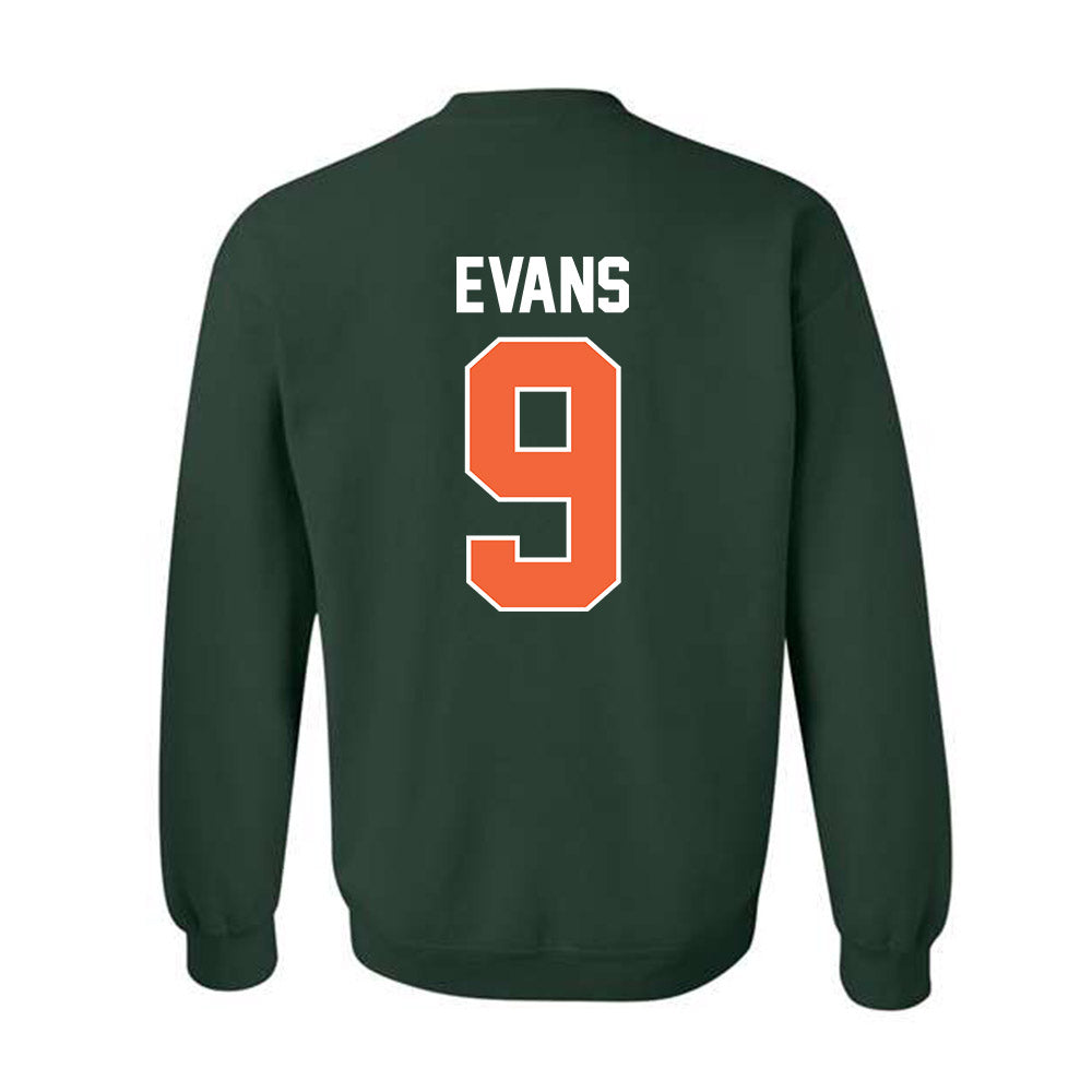 Miami - NCAA Baseball : Robert Evans - Sports Shersey Crewneck Sweatshirt-1
