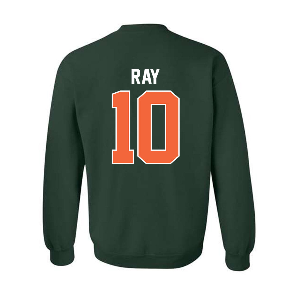 Miami - NCAA Baseball : Aidan Ray - Sports Shersey Crewneck Sweatshirt-1