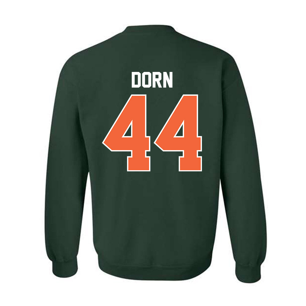 Miami - NCAA Baseball : Jake Dorn - Sports Shersey Crewneck Sweatshirt-1