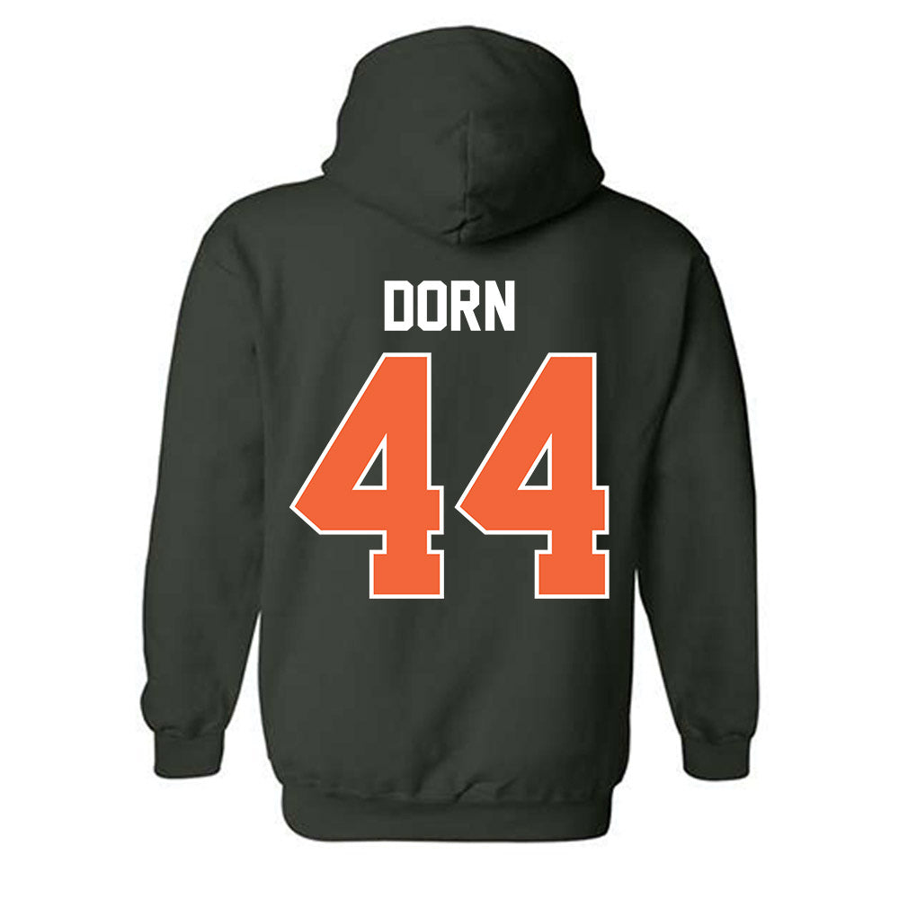 Miami - NCAA Baseball : Jake Dorn - Sports Shersey Hooded Sweatshirt-1