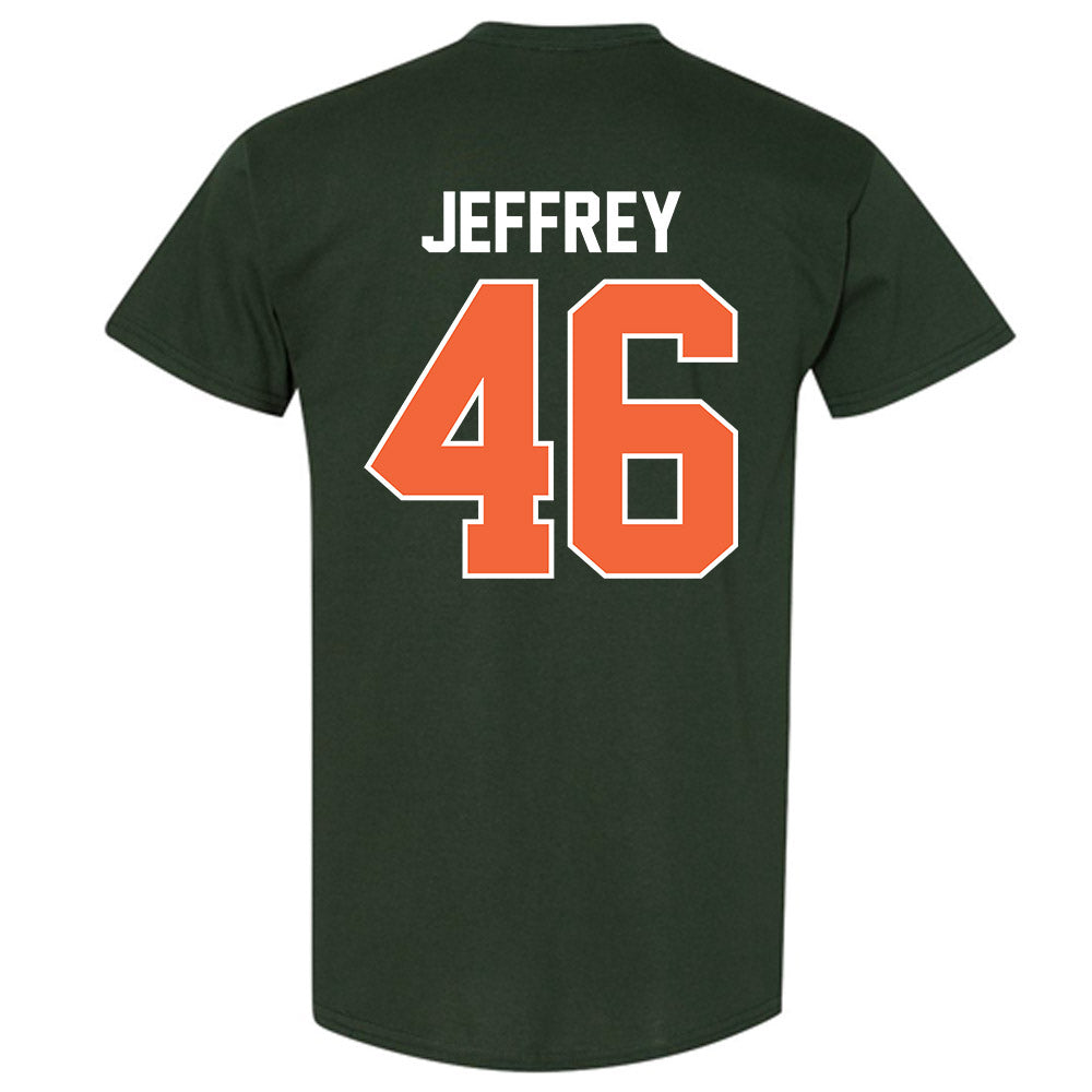 Miami - NCAA Baseball : Donavan Jeffrey - Sports Shersey T-Shirt-1