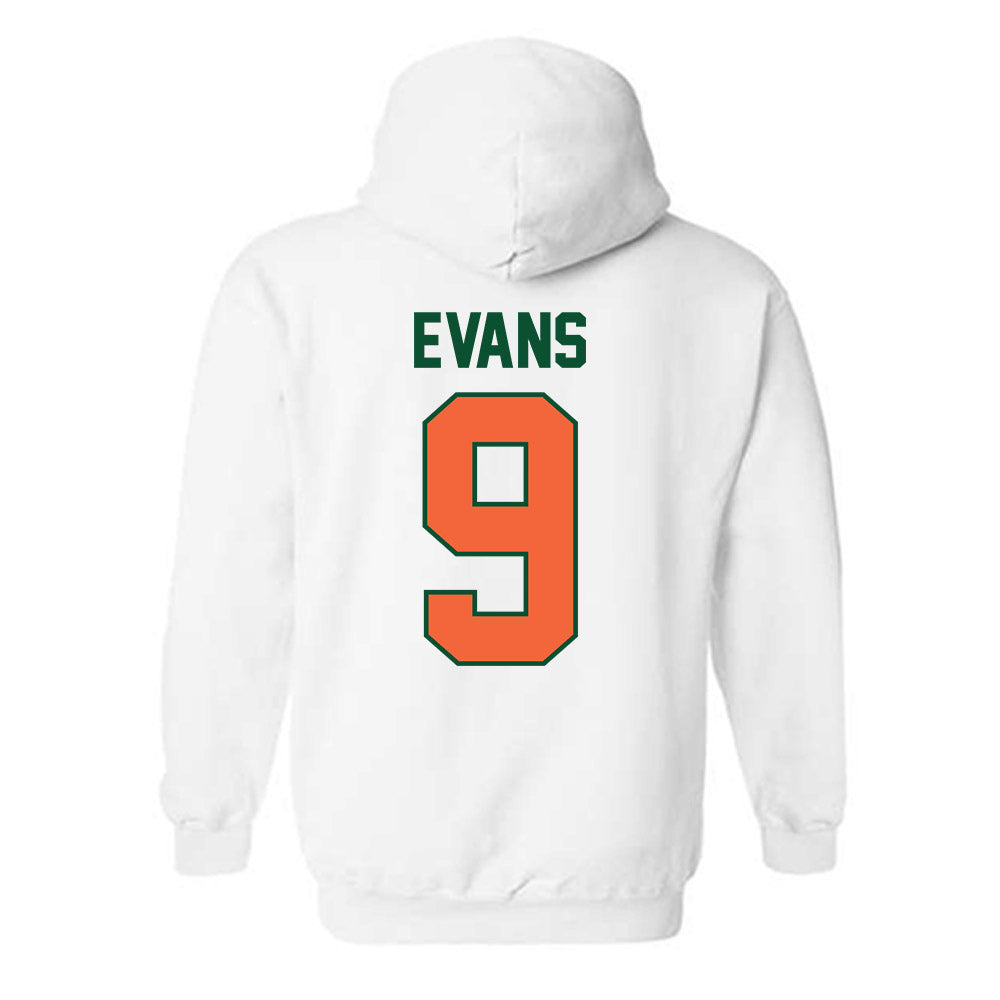 Miami - NCAA Baseball : Robert Evans - Sports Shersey Hooded Sweatshirt-1