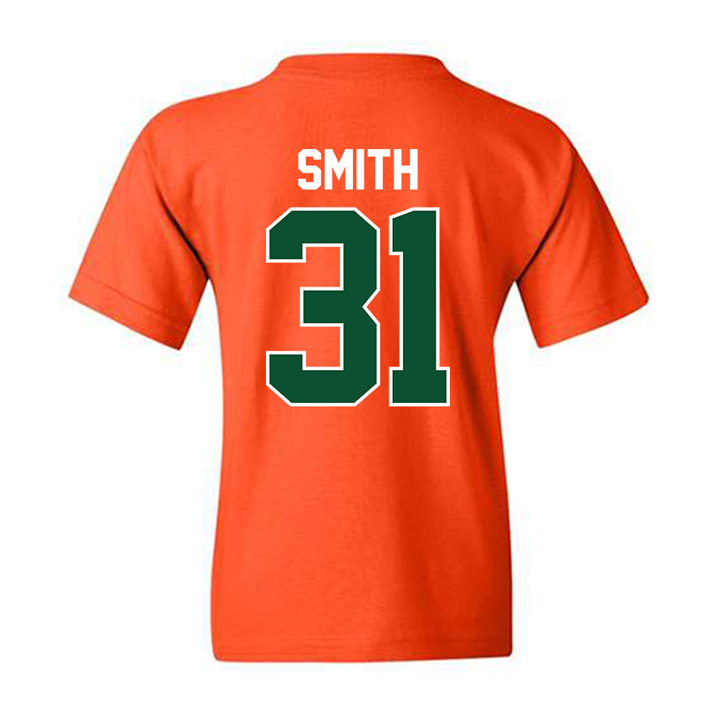 Miami - NCAA Baseball : Will Smith - Sports Shersey Youth T-Shirt-1