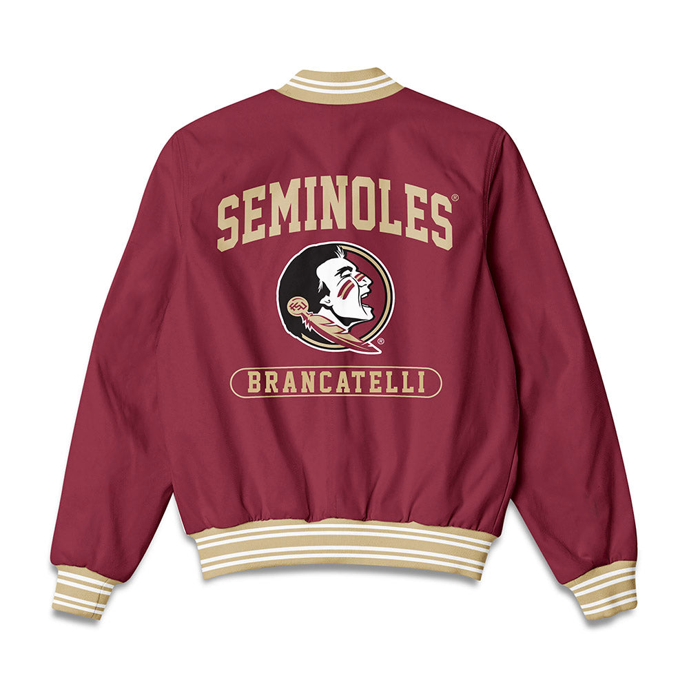 FSU - NCAA Men's Tennis : Gabriele Thomas Brancatelli - Bomber Jacket-1