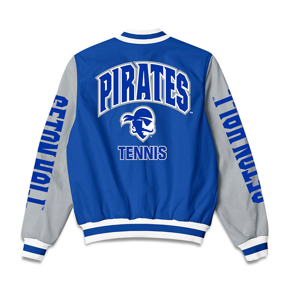 Seton Hall - NCAA Women's Tennis : Jaden Davidson - Bomber Jacket-1