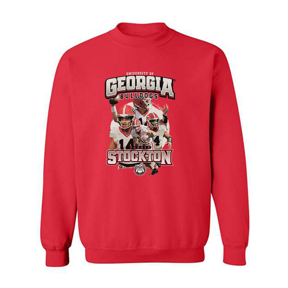 Georgia - NCAA Football : Gunner Stockton - Crewneck Sweatshirt