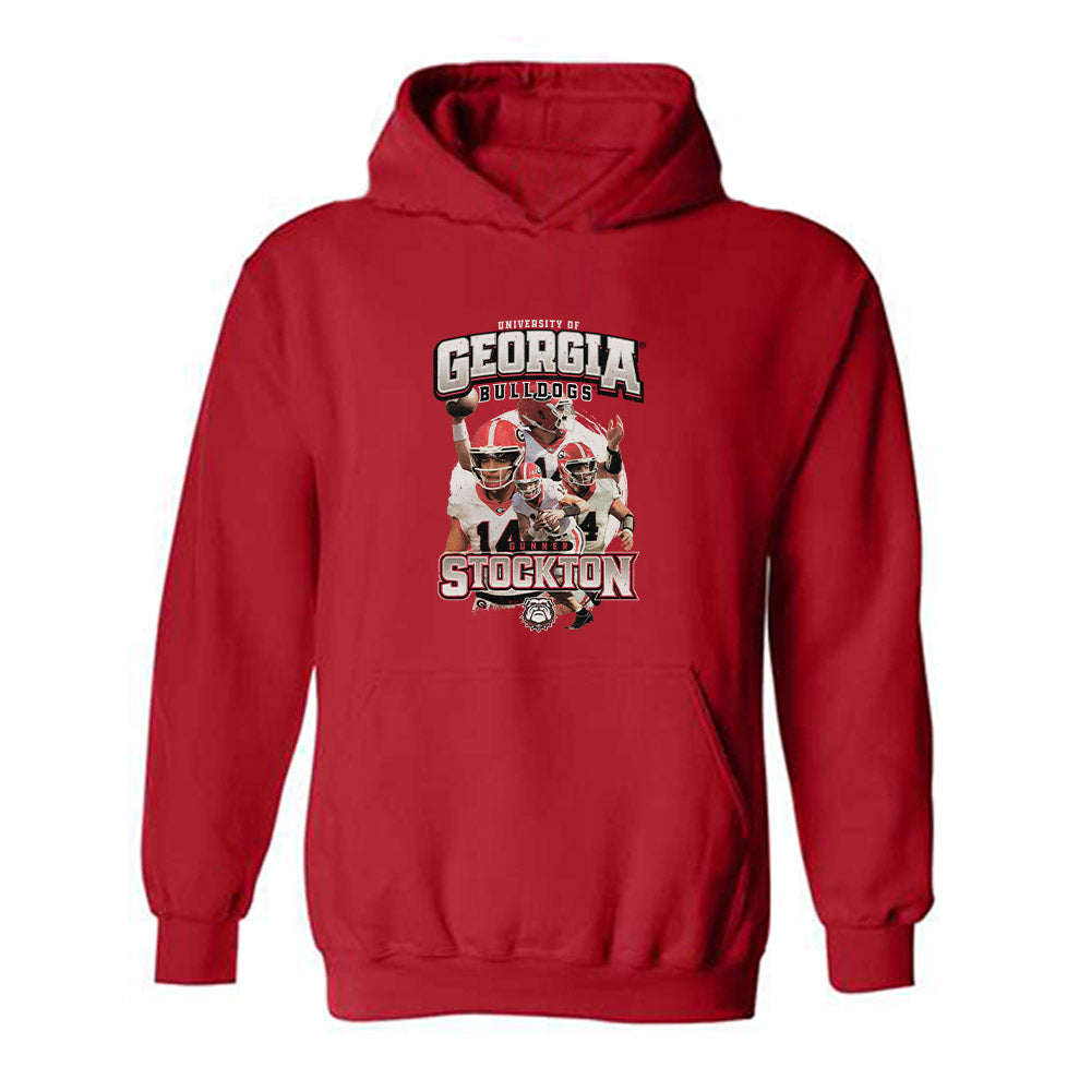 Georgia - NCAA Football : Gunner Stockton - Hooded Sweatshirt