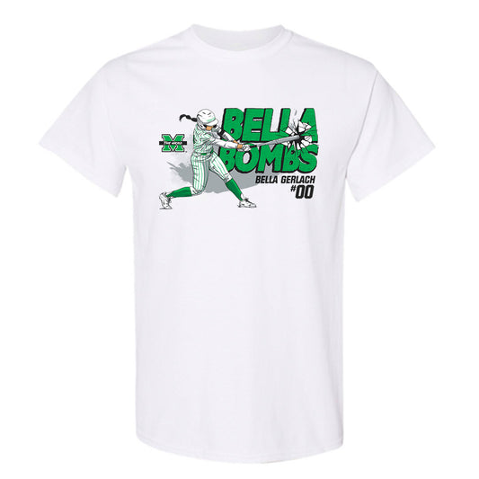 Marshall - NCAA Softball : Bella Gerlach - T-Shirt Individual Caricature