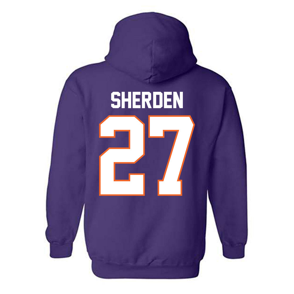 Clemson - NCAA Women's Soccer : Erin Sherden - Classic Shersey Hooded Sweatshirt-1