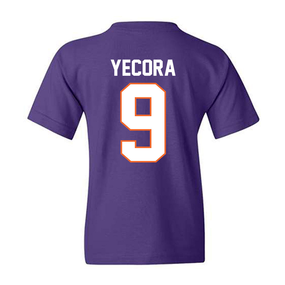 Clemson - NCAA Women's Tennis : Candela Yecora - Classic Shersey Youth T-Shirt-1