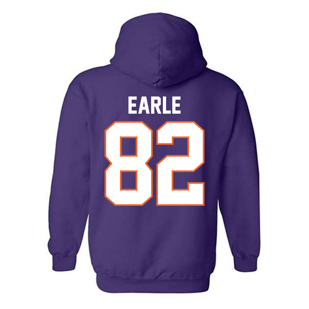 Clemson - NCAA Football : Sam Earle - Classic Shersey Hooded Sweatshirt-1