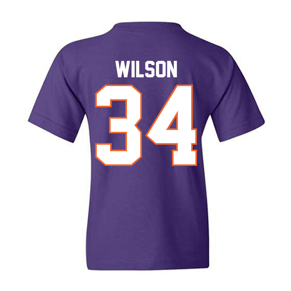 Clemson - NCAA Football : Max Wilson - Classic Shersey Youth T-Shirt-1