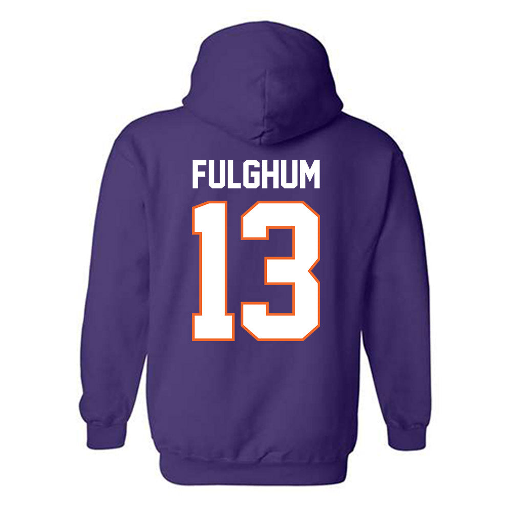 Clemson - NCAA Football : Parker Fulghum - Classic Shersey Hooded Sweatshirt-1