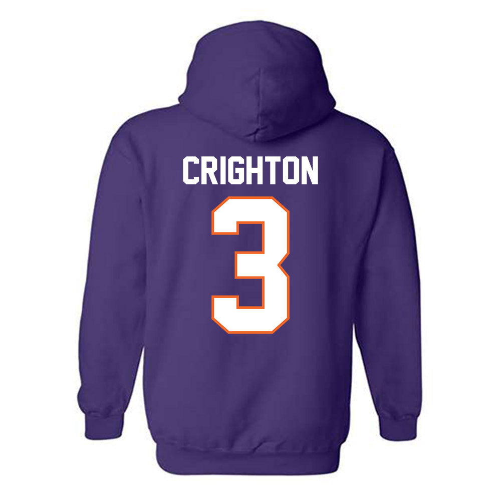 Clemson - NCAA Baseball : Jack Crighton - Classic Shersey Hooded Sweatshirt
