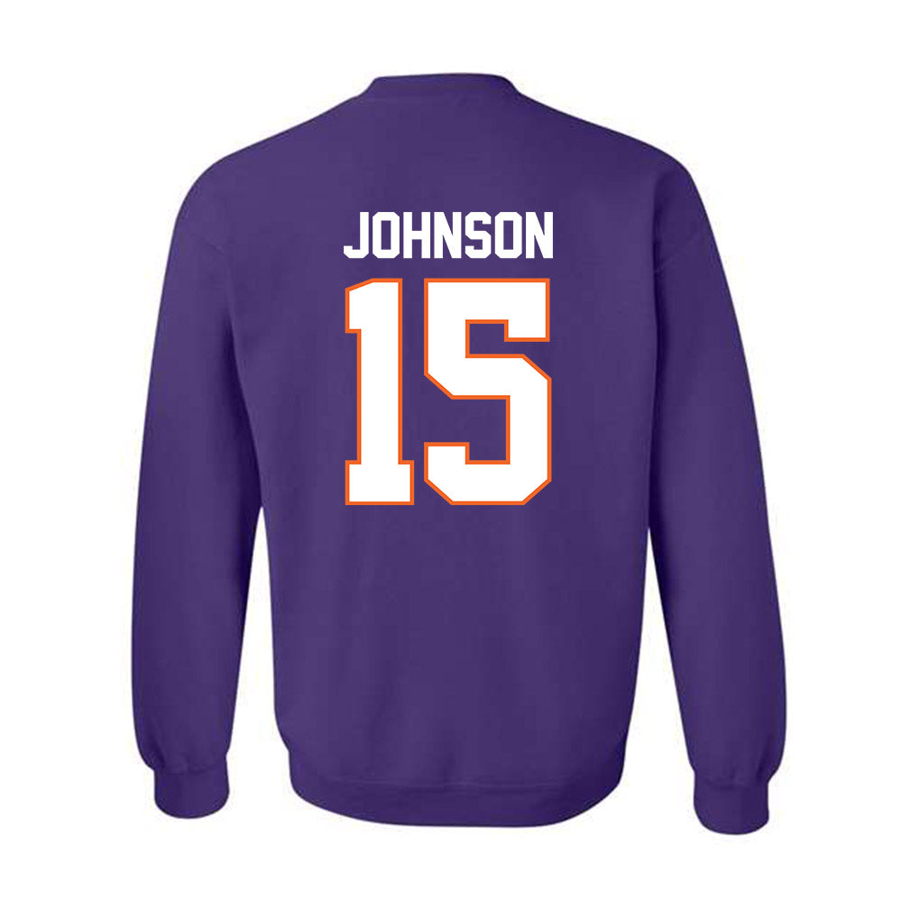 Clemson - NCAA Women's Soccer : Ella Johnson - Classic Shersey Crewneck Sweatshirt-1